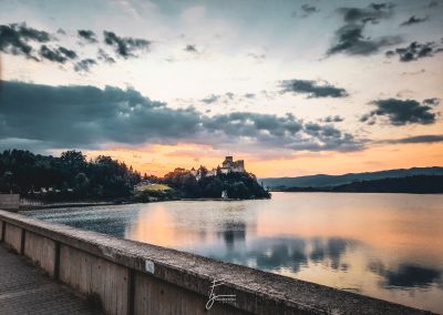 zamek zapora woda jezioro