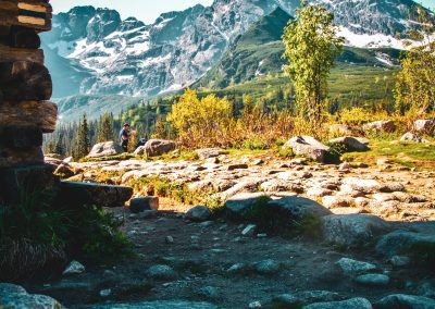 góry natura widok tatry niebo chatka