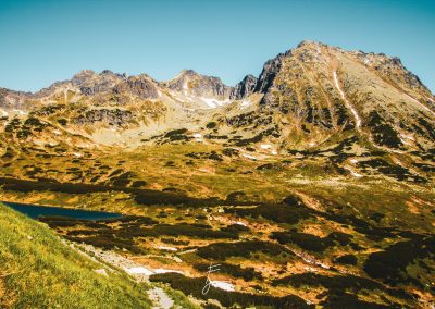 góry natura widok tatry niebo staw